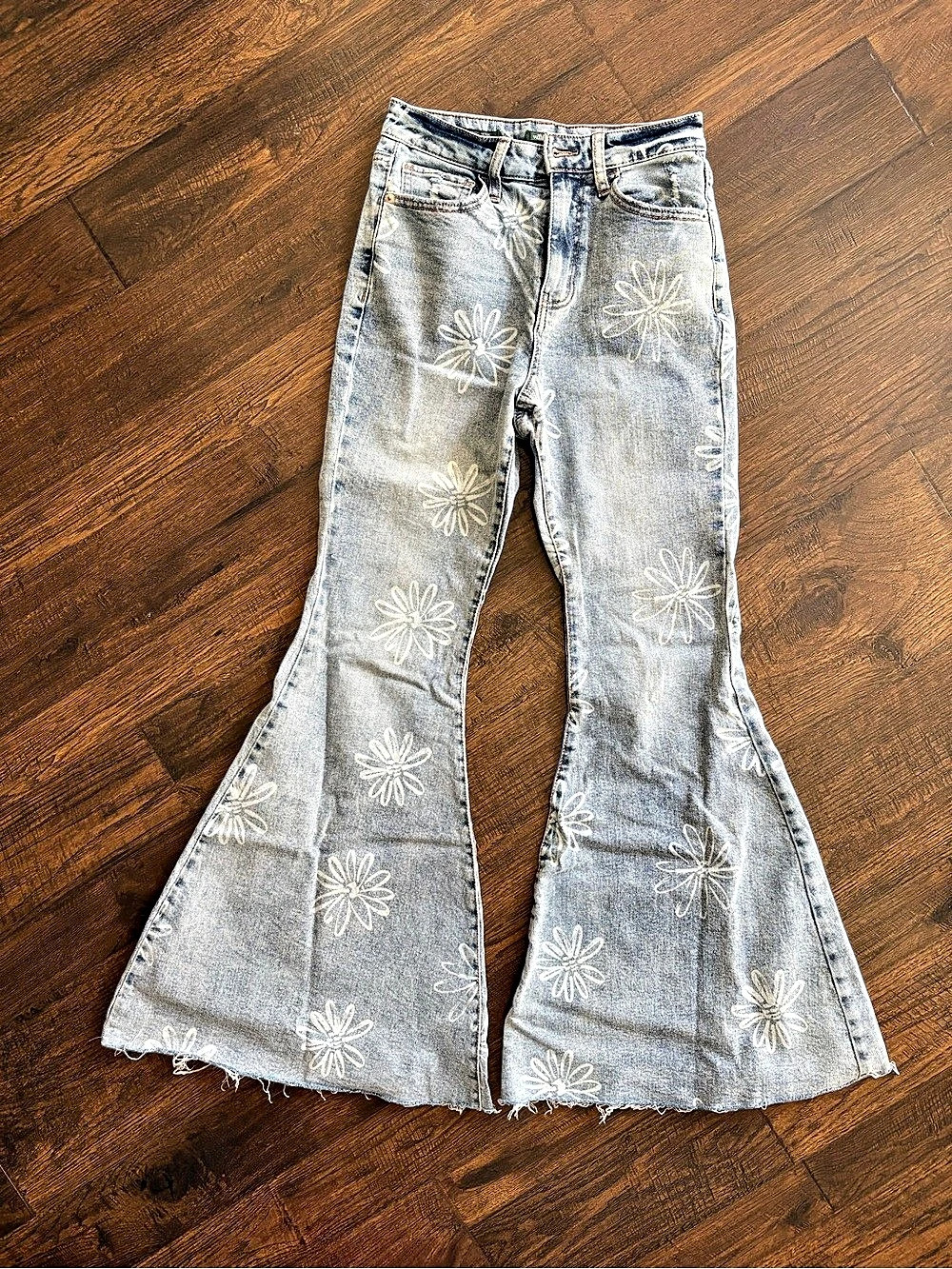 Wild Fable Highest Rise Extreme Flare Daisy Jeans Blue